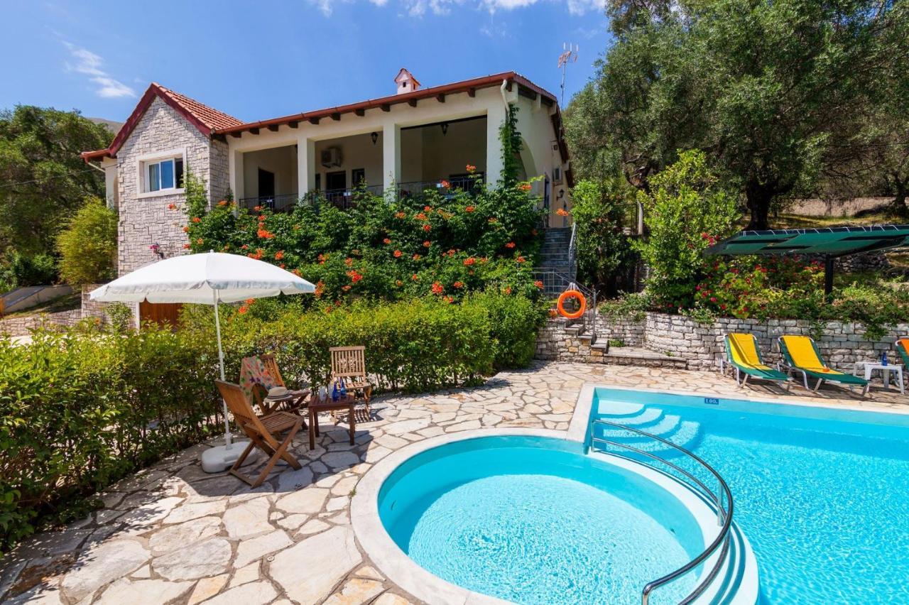 ניסקי Villa Irini Nissaki Corfu Beach Villa מראה חיצוני תמונה