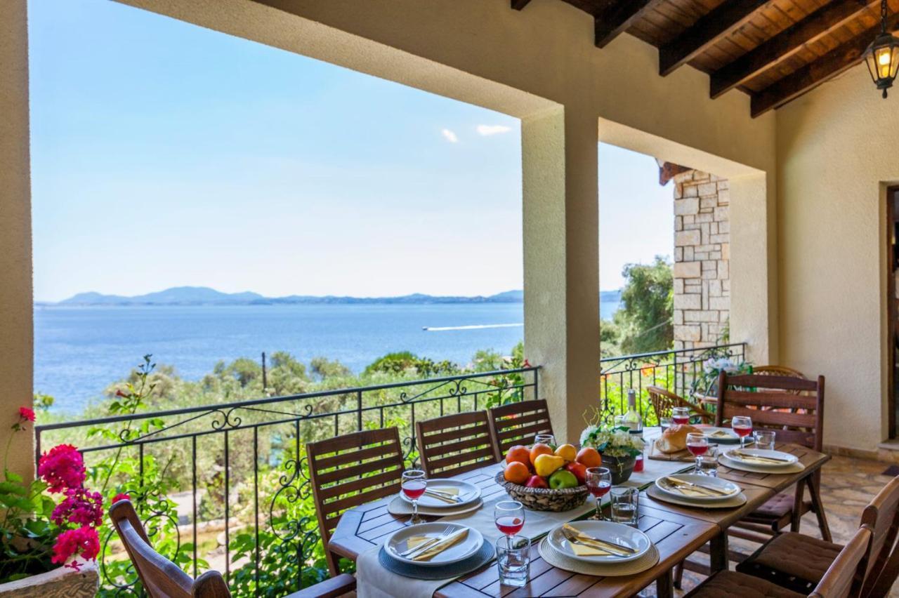 ניסקי Villa Irini Nissaki Corfu Beach Villa מראה חיצוני תמונה