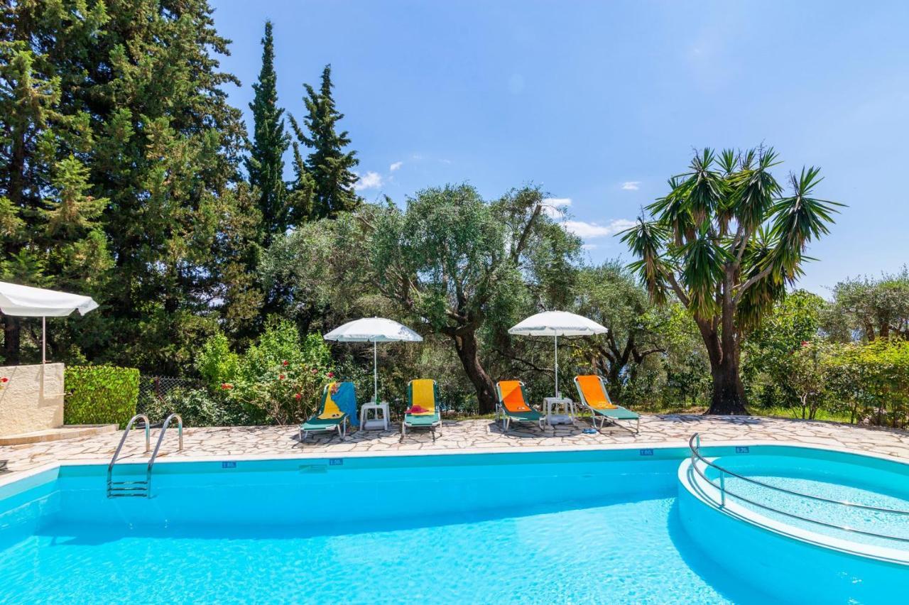 ניסקי Villa Irini Nissaki Corfu Beach Villa מראה חיצוני תמונה
