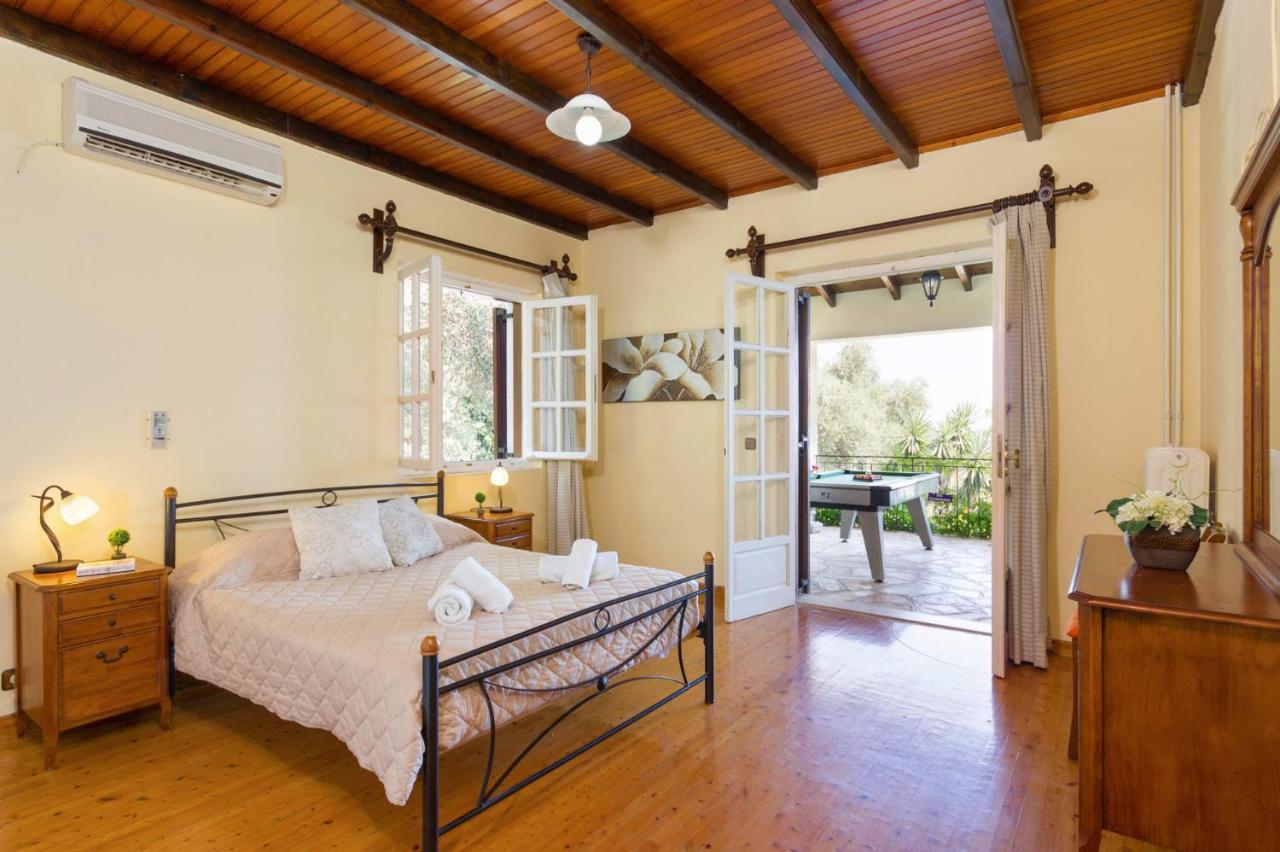 ניסקי Villa Irini Nissaki Corfu Beach Villa מראה חיצוני תמונה